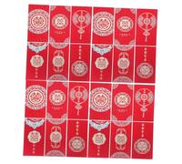 WRITWAA 24piezas Rojo Feliz para Boda Sobres Rojos de Dinero de Suerte para Decoración de Año Chino y Boda Sobres de Dinero Suerte Festival de Primavera