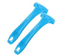 WRITWAA 2piezas Cuchillo Para Pedicura De Pies Exfoliante Removedor De Callos Herramienta De Pedicura Para Salón Recortador De Pies Portátil