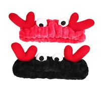 WRITWAA 2piezas Diadema de Asta de Ciervo de Mujer Diadema Cosmética Decorativa Cuidado Piel para Lavarse la Cara Casa Unidades