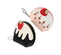 WRITWAA 2piezas Mini Monedero De Kawaii para Mujeres Monedero De Diseño De Helado Organizador De para y