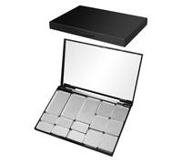 WRITWAA 2piezas Paleta De Sombras De Ojos Magnéticas Vacía Bandeja Para Diy Manualidades Rellenable Para Sombra De Ojos Contenedores De Maquillaje
