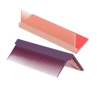 WRITWAA 2piezas Peine Para Alisar El Cabello Rizado Peine Desmontable Para Plancha Portátil Para Pelo Accesorio Hierro Para Plancha Para Planchar El Cabello