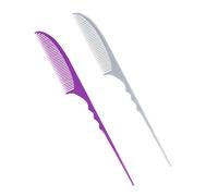 WRITWAA 2piezas Peines Para Cardar El Cabello Accesorios De Peluquería Peine De Puntiaguda Cabello De Peluquería Para Corte De Salón