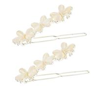 WRITWAA 2piezas Pinzas Cabello Unidades Horquillas De Versátil Accesorios Para Tocados