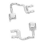 WRITWAA 2piezas Protector Nariz Gafas Almohadillas Metal Kit Reparación Ajuste Fácil