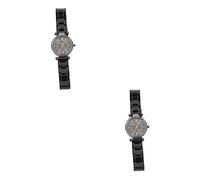WRITWAA 2piezas Reloj De Mujer Casual De Correa Diseño Elegante para Eventos Diarios y Uso Diario como Joyería De Mano para
