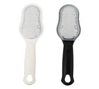 WRITWAA 2piezas Tabla Para Limar Pies De Acero Inoxidable Escofina Para Pies Con Tapa Removedor De Callos Para Pedicura Spa