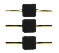 WRITWAA 3 filtros de alimentación de 12 V para Coche, Filtro de reducción de Ruido estéreo, supresor de Ruido de Audio para Sistema estéreo de vehículo, Amplificador, Ecualizador y subwoofer