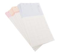WRITWAA 3 Juegos Insertos de Planificador Diarios en Formato Tri-fold para Agenda A6 Papel Suave de 120g/m² y 5 Agujeros, Ideales para Planificar Tareas Semanales y Mensuales