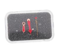 WRITWAA 3 Juegos Mira Las Manos Automático Kit De Herramientas De Reparación De Relojes Reparar Banda Kit De Cambio De Tamaño De Reloj Luces Equipo Orientar Devanadera Metal Rojo