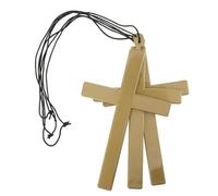 WRITWAA 3 Piezas Collar y Cadena de Cruz para Disfraz de con Diseño Clásico para Accesorios de Iglesia