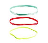 WRITWAA 3 Piezas Diademas Deportivas Antideslizantes para Mujeres de Bandas de Pelo de Silicona Elástica Colores Aleatorios para Yoga Color Aleatorio