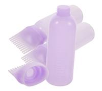 WRITWAA 3 Piezas Frasco De Medicina Botella Aplicadora De Raíz De Cabello Raíz De Botella Aplicador De Botella De Tinte Para El Cabello Botella De Peine Botella De Aplicador El Plastico