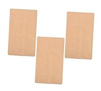 WRITWAA 3 Piezas Lápiz de Ojos Piel Bordada para Práctica de Microblading Piel de Rostro Humano Falso de Simulada para Plantilla Silicona de Delinear Ojos