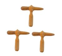WRITWAA 3 Piezas masajeador de pies relajacion masajeador pies masajeadores pies Masajeador de madera reflexología músculo palo de masaje casero barra de masaje corporal Madera fragante