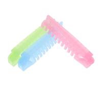 WRITWAA 3 Piezas Peine de masaje antiestático cepillo de viaje peine pequeño Peine compacto plegable ondulado Portátil cepillo de pelo de tamaño de viaje cepillo redondo de viaje páginas