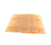 WRITWAA 3 Piezas Piel De Práctica De Silicona Falso Practicar La Piel Práctica De Cejas Piel Práctica De Maquillaje Piel Suministro De Maquillaje Piel Falsa Gel De Sílice