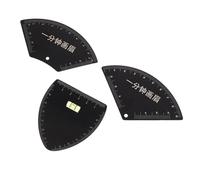 WRITWAA 3 Piezas Regla Multifuncional para Cejas Plantillas para Cejas V Forma de Principiantes Plantillas para Moldear DIY