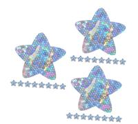 WRITWAA 3 Series Cinta De Gasa Star Wrap Para Heridas En Los Dedos Parches Para Lesiones Tiras Temporales Para Brazos Vendajes Con Forma De Estrella De Puntos 50 piezas*3