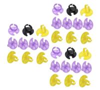 WRITWAA 3 Series Paleta De Herramientas De Arte De Uñas Mini Manicura Polaco Del Arte Paleta De Maquillaje Clavos Diseño De Uñas Ultravioleta Lámina El Plastico Color Aleatorio 10 Piezas*3