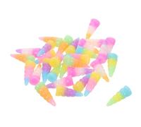 WRITWAA 30 Piezas Accesorios para Unicornio Diy para Clips Resina y Diademas Kit Creativo de Manualidades para Fiestas para Niñas