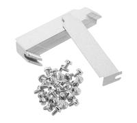 WRITWAA 30 Tapas ventiladas para Ranuras PCI para PC: Tapa metálica Antipolvo para Tarjeta gráfica de 3,2 x 0,7 x 0,5 Pulgadas para Carcasa de Ordenador de Oficina o Gaming, Carcasa Antipolvo GPU