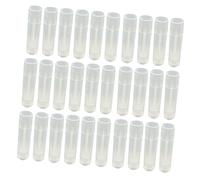 WRITWAA 30 Tubos Vacíos para Bálsamo Labial de 5g, Envases Transparentes de Pp y Pet, Ligeros y Fáciles de Llevar para DIY y Maquillaje Profesional