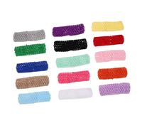 WRITWAA 30piezas Diadema De Punto Elástico Para Mujer Diademas De Crochet Bandas Cabello Suaves y Retro Accesorios Para Fiestas y Disfraces De Halloween