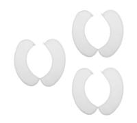 WRITWAA 3piezas Cuello Falso Desmontable De Encaje Para Blusas De Mujer Media Blusa Accesorio Elegante y Para Invierno
