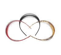 WRITWAA 3piezas Diadema Oxford De Plástico Para Mujer Diadema Deportiva Resistente Accesorio Cabello De Uso Diario Para Lavarse La Cara