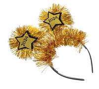 WRITWAA 3piezas Diademas de Año Purpurina Decorativas para Mujer para Fiestas de Año