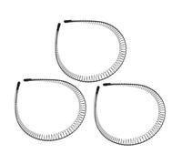 WRITWAA 3piezas Diademas Pintadas Peine De Dientes Redondos Resorte y Laca Accesorios Cabello De Mujer Para Uso Diario y Eventos Especiales