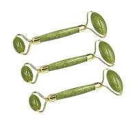 WRITWAA 3piezas Dispositivo De Belleza De Jade Autentico Herramienta De Masaje Facial Portátil De De Jade Para Empujar El Rostro Spa o Casa