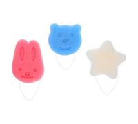 WRITWAA 3piezas Esponjas De Baño Para Naturales Formas Bonitas De Animal Suaves y Aptas Bañera De Recién Nacidos Toallitas De Esponja Para Bebés