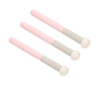 WRITWAA 3piezas Pincel Corrector de Maquillaje Esponja de Latex Afeitar de Cabeza Redonda y Fina Cuidado Piel Maquillaje