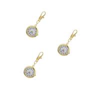 WRITWAA 3piezas Reloj De Bolsillo para Ancianos y Niño Niña Números Diseño Moderno y Ligero para Aprender Leer La Hora y Uso Cotidiano