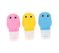 WRITWAA 3Piezas Viaje Reutilizables Para Loción y Champú Dispensadores Portátiles De Para Cosméticos y Cuidado Personal