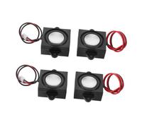WRITWAA 4 Piezas Altavoz Completo Frecuencia 4 Ohm 3w para Proyectos de Bricolaje, Compatible con Sistemas Compactos y Fácil Instalación en Monitores LCD