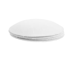 WRITWAA 4 Piezas Base para Sombrero Plano DIY de Tela de Color Claro sin Costuras Superficie Lisa, Soporte para Impresión por Transferencia Térmica, Adecuado para Festivales y Manualidades