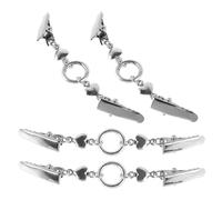 WRITWAA 4 Piezas Clips de Suéter Vintage para Mujer Accesorios de Aleación para Camisas Bufandas y Suéteres Diseño Retro Elegante y Perfectos para Ocasión