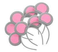 WRITWAA 4 Piezas Diadema Orejas Ratita Ligera Disfraz Animal Cabeza Fiesta Halloween Cosplay Adultos