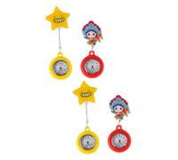 WRITWAA 4 Piezas Mesa de Enfermera Colgante Fob Reloj Relojes para Mujer Reloj de Bolsillo Relojes de Pared Relojes Pared relógios Reloj de Enfermera Relojes de Enfermera para Mujer Cuarzo