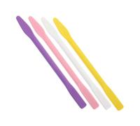 WRITWAA 4 Piezas palo de pequeño de la piel de modelado palos para mezclar pintura palitos para pintura gel de sílice Reutilizable
