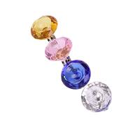 WRITWAA 4 Piezas Soporte de Anillo para Pegamento de Pestañas de Cristal para de Uñas y Extensiones de Pestañas Herramientas de Manicura Multiusos Diseño Práctico y