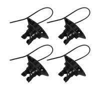 WRITWAA 4 Piezas Válvula de Aire para Bote Inflable de PVC Negra Sellado Fiable y Rápido Inflado y Desinflado para Actividades Acuáticas y Reemplazos en Botes y Kayaks