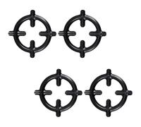 WRITWAA 4 Soportes de Hierro para Ollas de Cocina de Gas, Diseño Especial Superficie Lisa, Pack de 4 Piezas para Soportar Cafeteras y Cacerolas