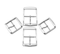 WRITWAA 4piezas Accesorios De Hebilla Japonesa Para Reloj De Acero Inoxidable Hebilla De Repuesto Para Correa De Reloj Uso Diario