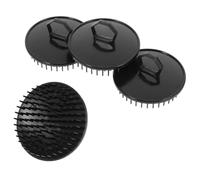 WRITWAA 4piezas Cepillos Masajeadores Para Cabelludo Exfoliantes y Limpiadores Para Ducha Cepillo De Ducha Para Cabello Para Exfoliación Capilar y Masaje El Baño