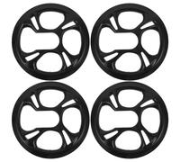 WRITWAA 4piezas Protector de Cadena para Bicicleta con Cubierta Plástica para Plato y Piñón Resistente Arañazos y Desgaste Compatible con Bielas de Montaña y Carretera