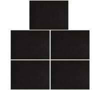 WRITWAA 5 Almohadillas Negras para Base de Bolso Inserto Estabilizador de Plástico 08 MM Tamaño A4 Soporte Moldeador Interior para Maletas y Bolsos Accesorios para Organizar y